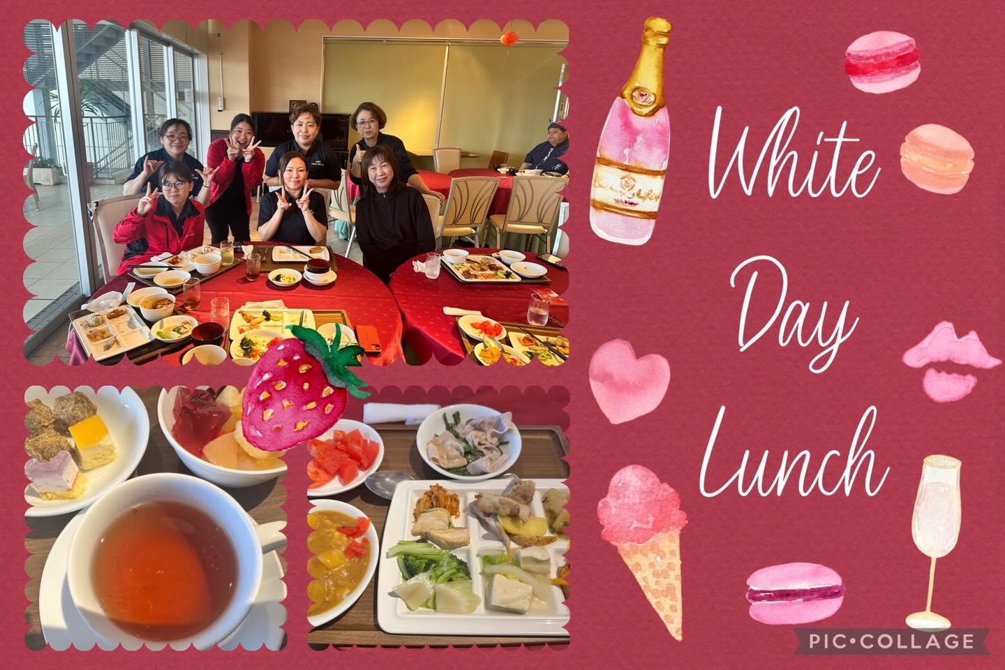 毎年恒例
ホワイトデーランチ
男性職員からの愛ある
時間とお金のプレゼント🎁
この日だけは
11時30分からゆっくり
ランチタイム
毎年ありがとうございます😊
#ホワイドデー #お返し #ランチ#時間 #お金